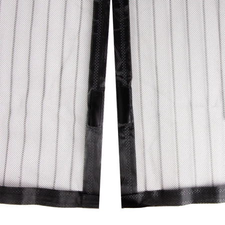 Moskitiera z magnesem na drzwi BASIC 100x220cm czarna MS0MA-100-220-CZA