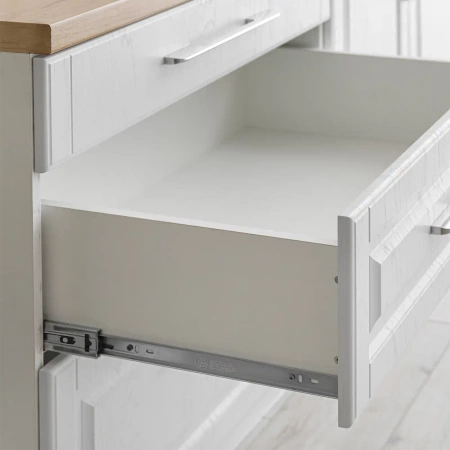 Prowadnica kulkowa łożyskowa pełny wysuw 600mm, H=45mm, ocynk