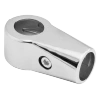 Złącze jednoramienne  grube do drążka Ø32 chrom TR660-0-CHR