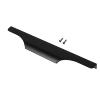 Uchwyt meblowy krawędziowy 25cm czarny AU627-0-224-CZA