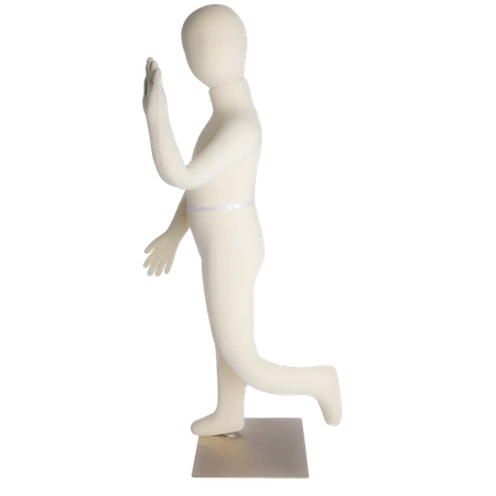 Manekin dziecięcy (4-lata) pełna sylwetka elastyczny 100cm ECRU  WT216-CIE