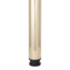 Noga meblowa 71cm stalowa regulowana odlew górne mocowanie złota okrągła AC282-D-710-ZLO