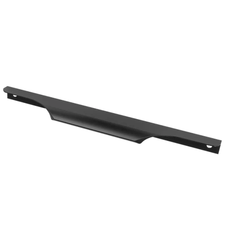 Uchwyt meblowy krawędziowy 28cm czarny AU627-0-256-CZA