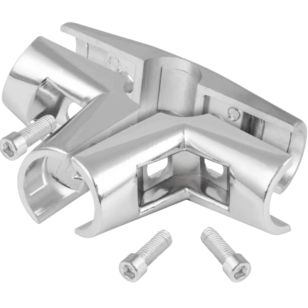 Element C do złączy serii TR58(X)-0-CHR drążka Ø25 chrom