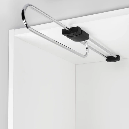 Wieszak wysuwany 33cm na ubrania do szafy chrom AC221-U-CHR
