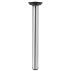 Noga meblowa 82cm stalowa regulowana górne mocowanie chrom okrągła AC282-B-820-CHR