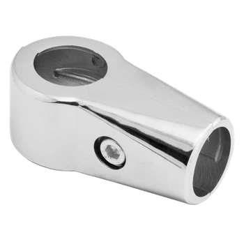 Złącze jednoramienne grube do drążka Ø32 chrom TR660-0-CHR