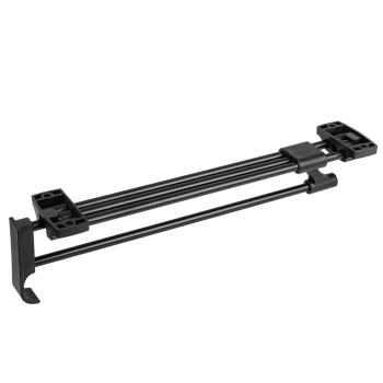 Wieszak wysuwany 30cm na ubrania do szafy czarny AC221-E-CZA