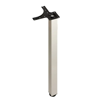 Noga meblowa stołowa kwadratowa 50x50 82cm górne mocowanie biała AC282-L-820-BIA