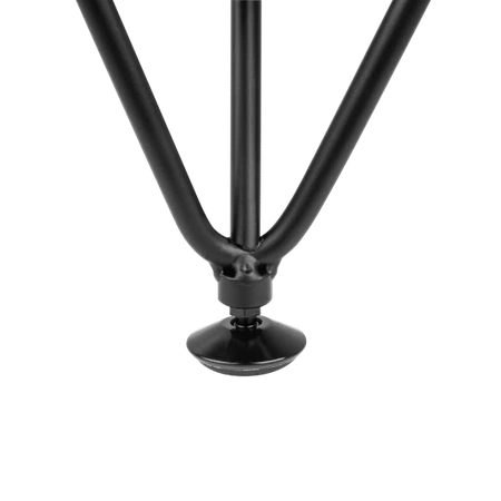 Nóżka meblowa 14cm stalowa regulowana potrójna loft czarna AC289-D-CZA