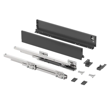 Szuflada SLIM, L=350, H=84, antracytowa 40kg SB084-0-350-ATR