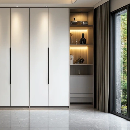 Uchwyt meblowy krawędziowy 99,6cm czarny AU628-0-960-CZA