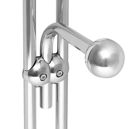 Zakończenie kulowe do drążka Ø25 chrom TR509-0-CHM
