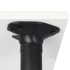 Noga meblowa stołowa składana 71,5cm stalowa czarna okrągła AC262-A-710-CZA