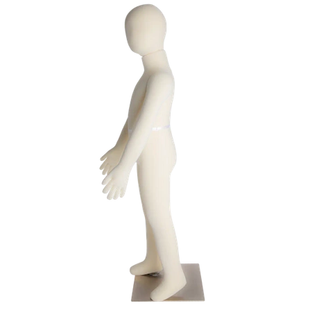 Manekin dziecięcy (4-lata) pełna sylwetka elastyczny 100cm ECRU  WT216-CIE