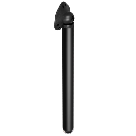 Noga meblowa stołowa składana 71,5cm stalowa czarna okrągła AC262-A-710-CZA