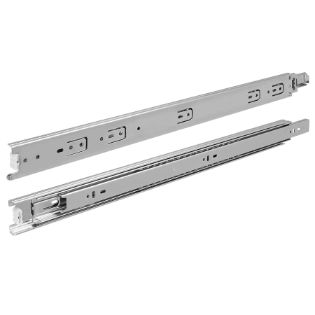 Prowadnica kulkowa łożyskowa pełny wysuw 550mm, H=45mm, ocynk