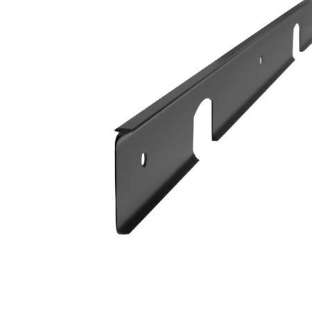 Listwa meblowa 38mm kątowa czarna AL007-K-038-A-CZA