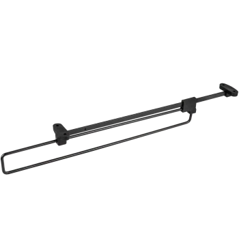 Wieszak wysuwany pojedynczy 40cm na ubrania do szafy czarny AC221-C-CZA