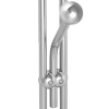 Zakończenie kulowe do drążka Ø25 chrom TR509-0-CHM