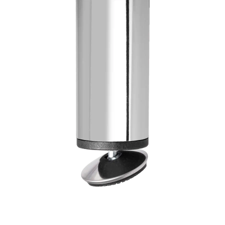 Noga meblowa stołowa składana 71,5cm stalowa chrom okrągła AC262-A-710-CHR