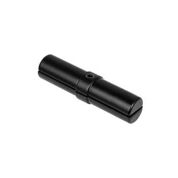 Przedłużka łącznik z kołnierzem do drążka Ø25 Tris czarny AC5045-0-CZA