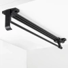 Wieszak wysuwany 45cm na ubrania do szafy czarny AC221-H-CZA