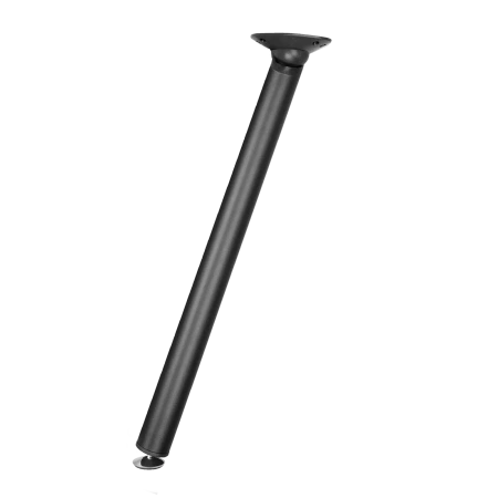 Noga meblowa stołowa składana 71,5cm stalowa czarna okrągła AC262-A-710-CZA