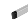 Zaślepka do meblowego drążka owalnego 30x15 czarna AC909-B-CZA
