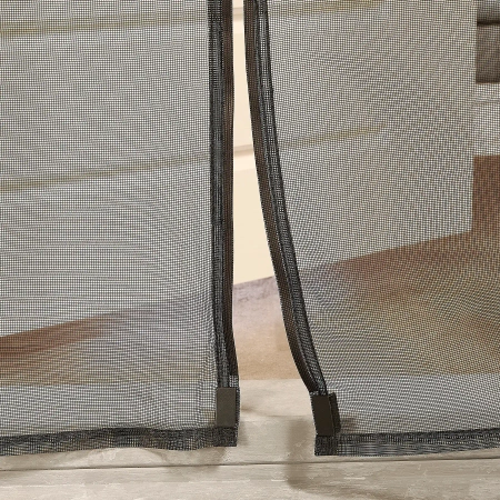 Moskitiera z magnesem na drzwi STANDARD 95x235cm czarna