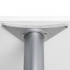 Noga meblowa 110cm stalowa regulowana odlew górne mocowanie kolor aluminium okrągła AC282-F-1100-ALU