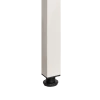 Noga meblowa stołowa kwadratowa 50x50 71cm biała mocowanie AC282-K-710-BIA