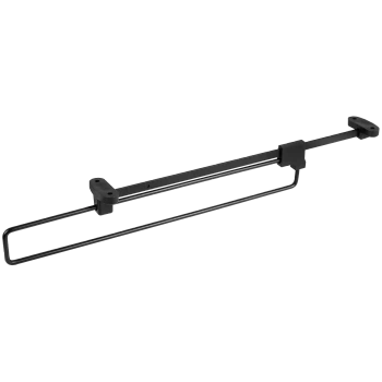 Wieszak wysuwany pojedynczy 35cm na ubrania do szafy czarny AC221-B-CZA