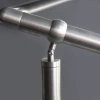 Uchwyt przegubowy przelotowy regulowany poręczy balustrady Ø42.4 20cm stal nierdzewna Prevent PR749-0-INX