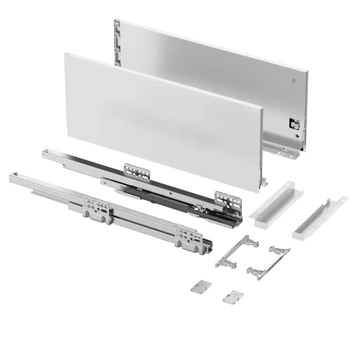 Szuflada SLIM, L=500, H=199, biała 40kg SB199-0-500-BIA