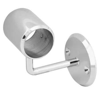 Uchwyt boczny gięty poręczy Ø32 stal chrom Protect AC931-A-CHR