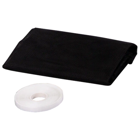 Moskitiera na rzep BASIC 130x150cm czarna MS0RZ-130-150-CZA
