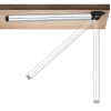 Noga meblowa stołowa składana 71,5cm stalowa chrom okrągła AC262-A-710-CHR