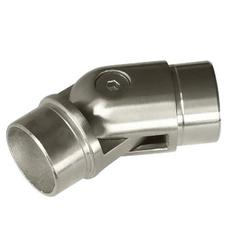 Łącznik przegubowy poręczy balustrady Ø42.4 27x27 stal nierdzewna Prevent PR732-0-INX