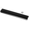 Uchwyt meblowy krawędziowy28cm czarny AU628-0-256-CZA