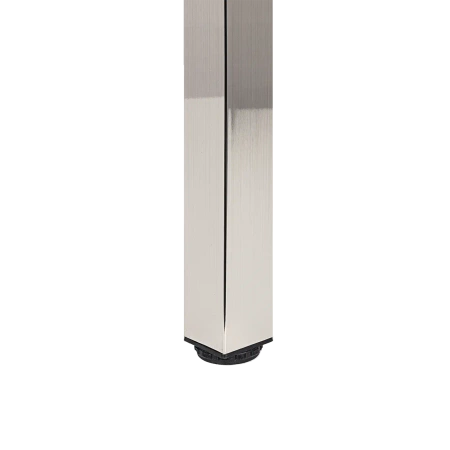 Noga meblowa stołowa kwadratowa 50x50 71cm górne mocowanie INOX AC282-K-710-INX