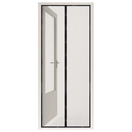 Moskitiera z magnesem na drzwi BASIC 100x220cm czarna MS0MA-100-220-CZA