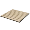 Panele akustyczne dekoracyjne ścienne lamele 50x50cm dąb (4 sztuki) PA002-050-050-DAB