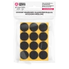 Podkładki filcowe samoprzylepne czarne okrągłe Ø28mm 12szt PREMIUM PF001-0-028-CZA