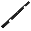 Listwa meblowa 38mm kątowa czarna AL007-K-038-A-CZA