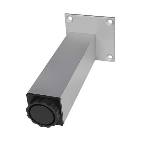 Nóżka meblowa 15cm aluminiowa regulowana ALU kwadratowa AC253-B-ALU