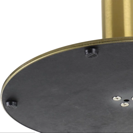 Podstawa stołu SLSH-3001-72-45-ZLO-CZA okrągła wysokość 72cm, podstawa 45cm kolor złoty-czarny