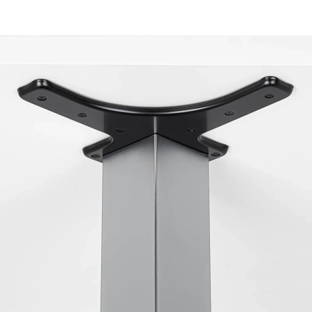 Noga meblowa stołowa kwadratowa 50x50 82cm górne mocowanie aluminium AC282-L-820-ALU