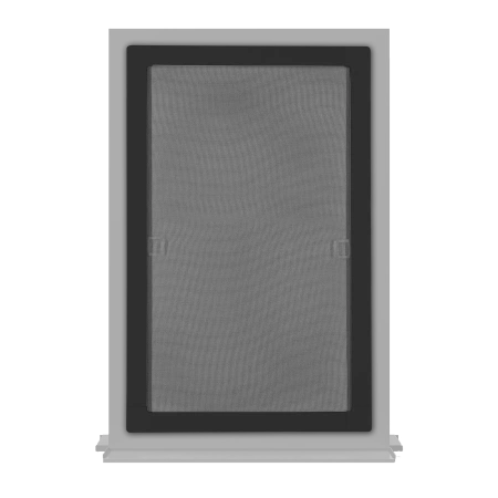 Moskitiera okienna ramkowa BASIC 120x150cm antracyt