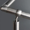 Uchwyt przegubowy przelotowy regulowany poręczy balustrady Ø42.4 20cm stal nierdzewna Prevent PR749-0-INX